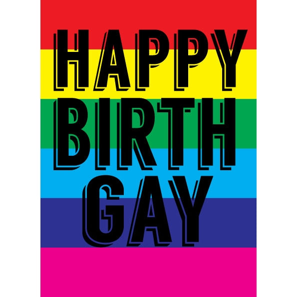 Happy "Birth Gay" Birthday Card