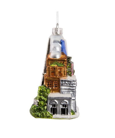 Paris Cityscape Glass Ornament