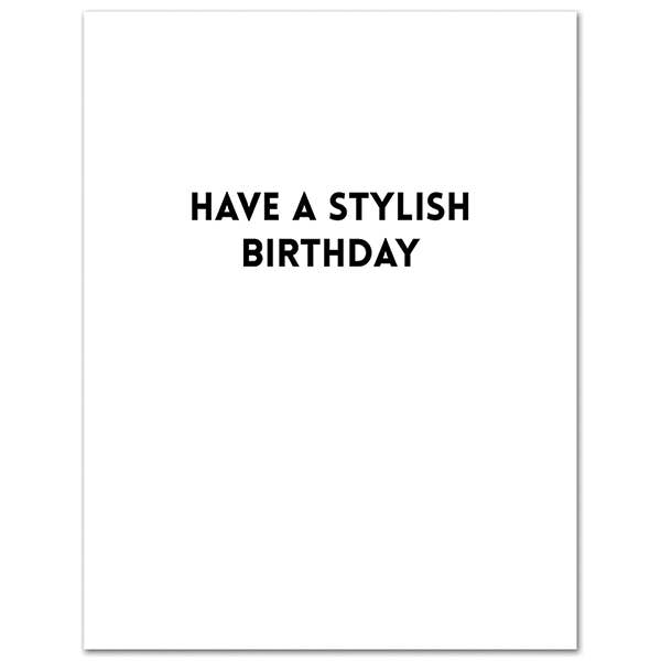 Card: Harry Stylish Golden Birthday