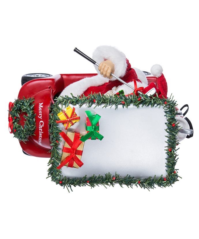 Santa Driving Golf Cart - Just Fabulous Palm Springs