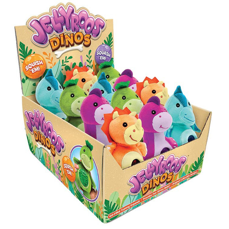 Jellyroos Dinoroos Plush Toy - Orange