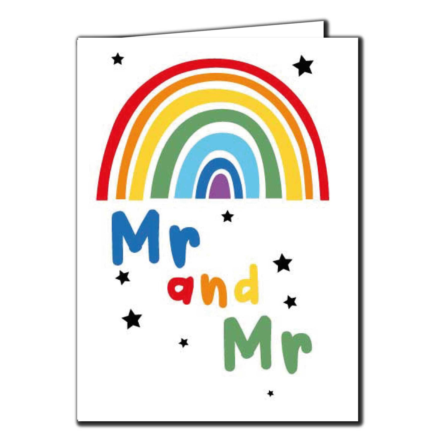 Mr And Mr Wedding or Anniversary Greeting Card