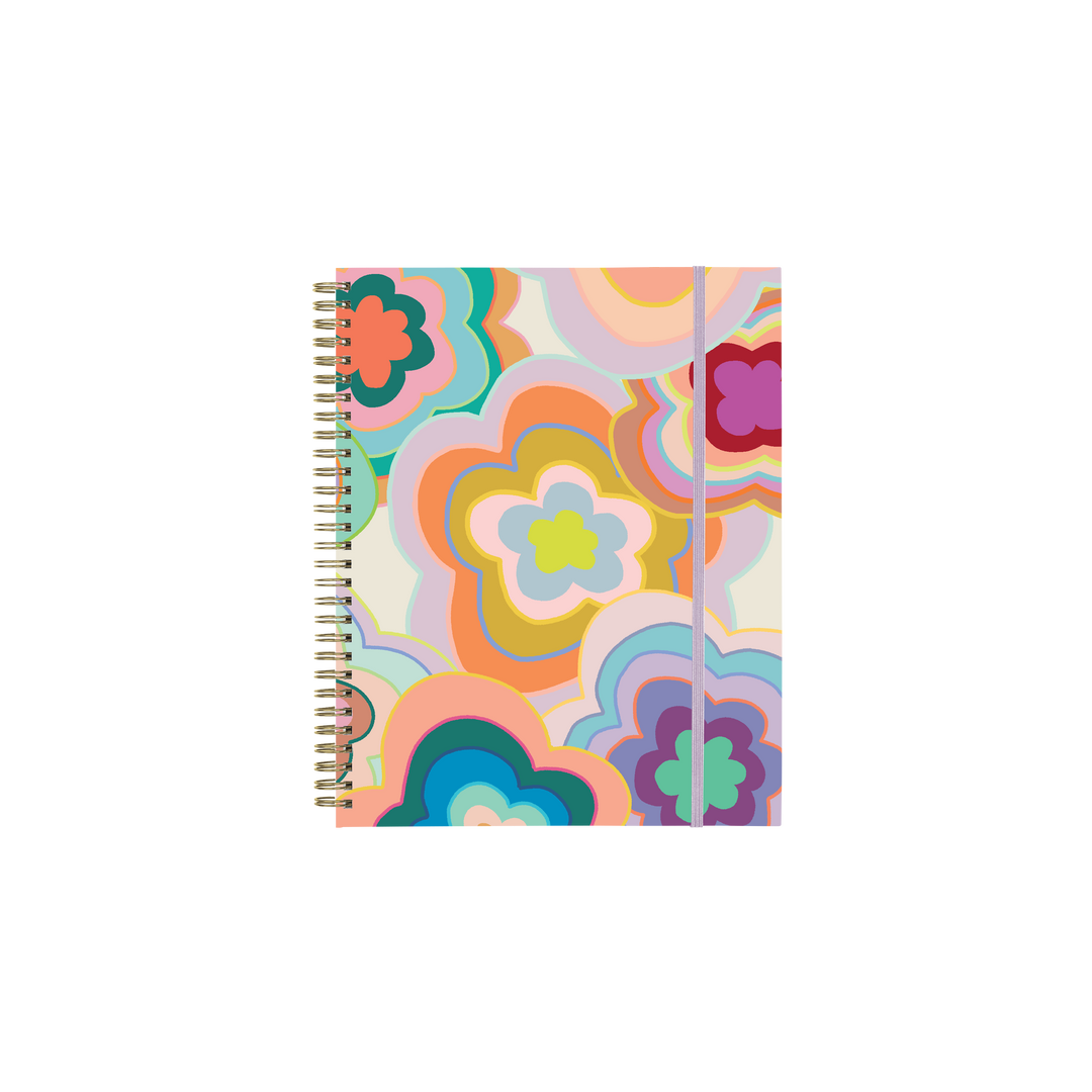 Trippy Floral Perpetual Planner Goal Getter Lite - Large