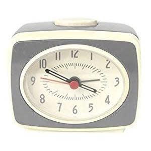 Small Classic Alarm Clock: Grey clock