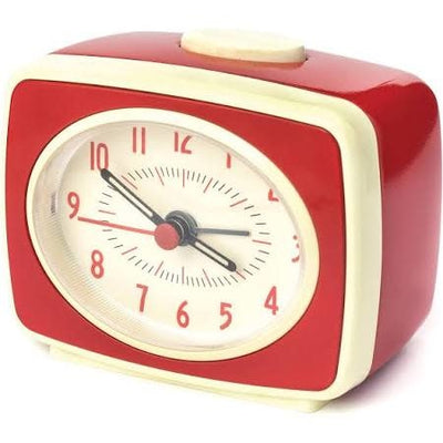 Small Classic Alarm Clock: Red clock