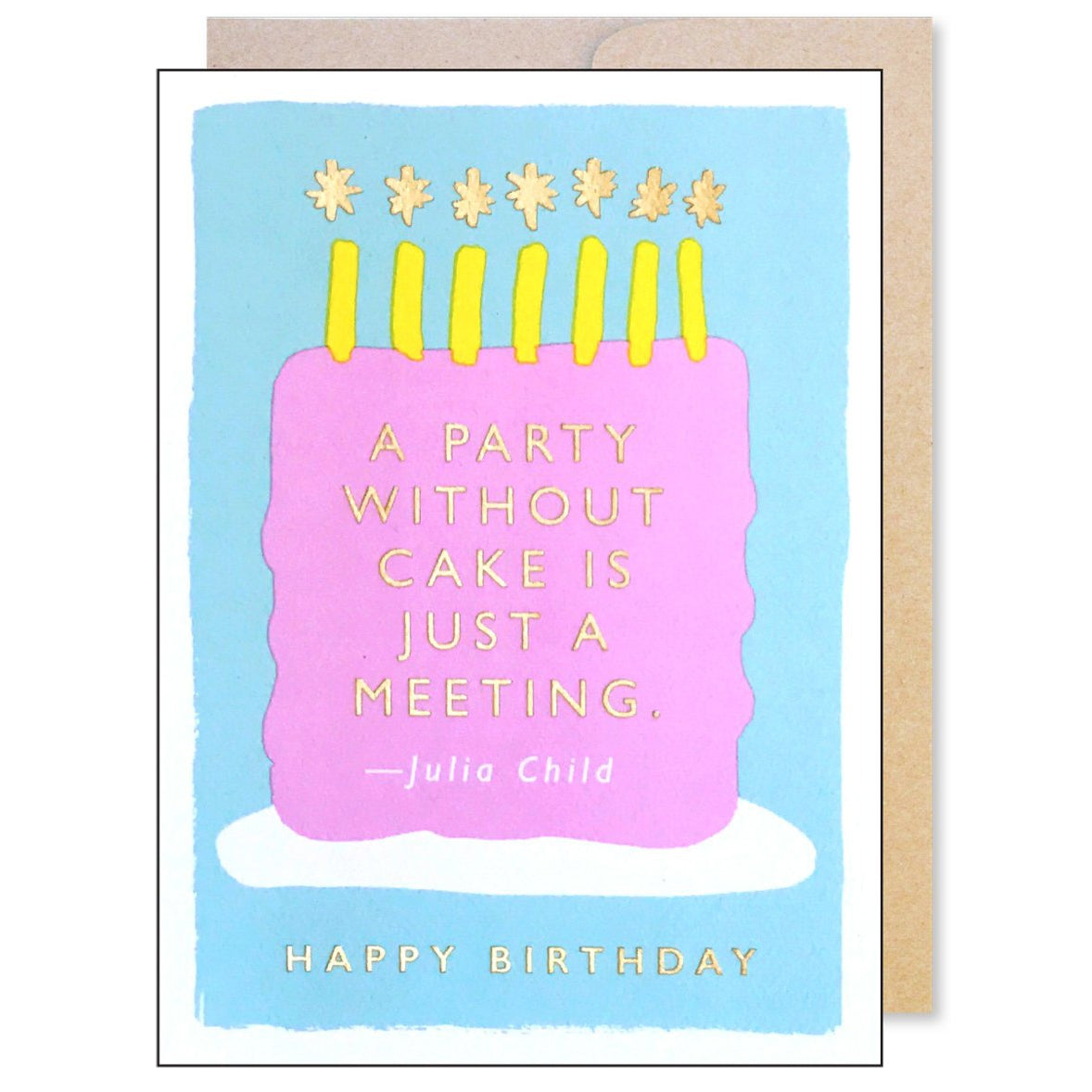 Cake Quote Birthday Card