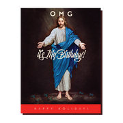 Birthday Jesus X-Mas Holiday Card