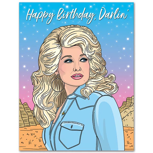 Card: Dolly Parton Happy Birthday Darlin'