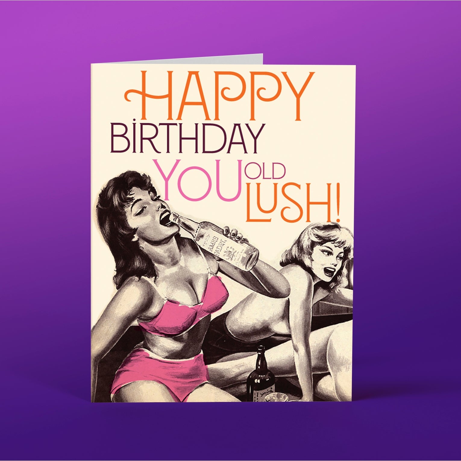 Lush! Birthday Card - Just Fabulous Palm Springs
