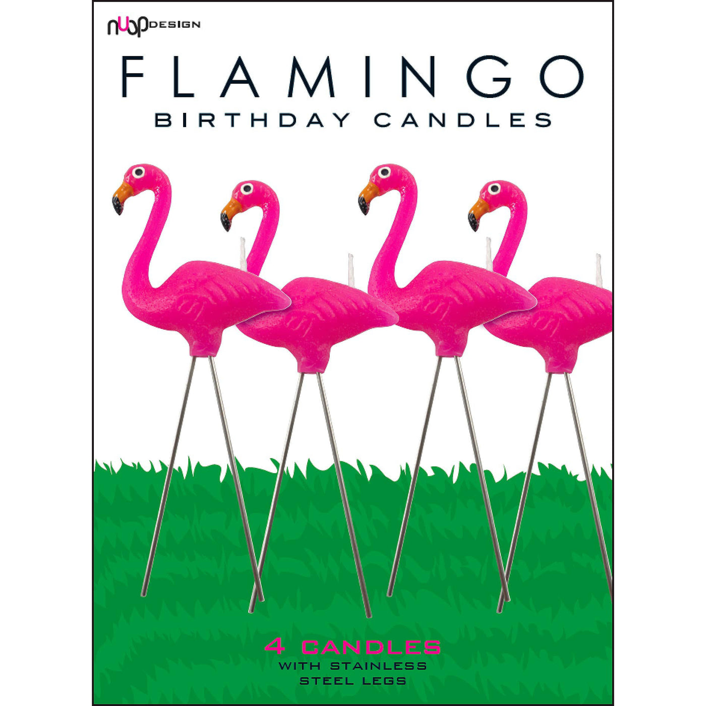 Flamingo Birthday Candles