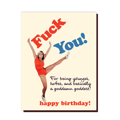 F*ck You Girl Birthday Card