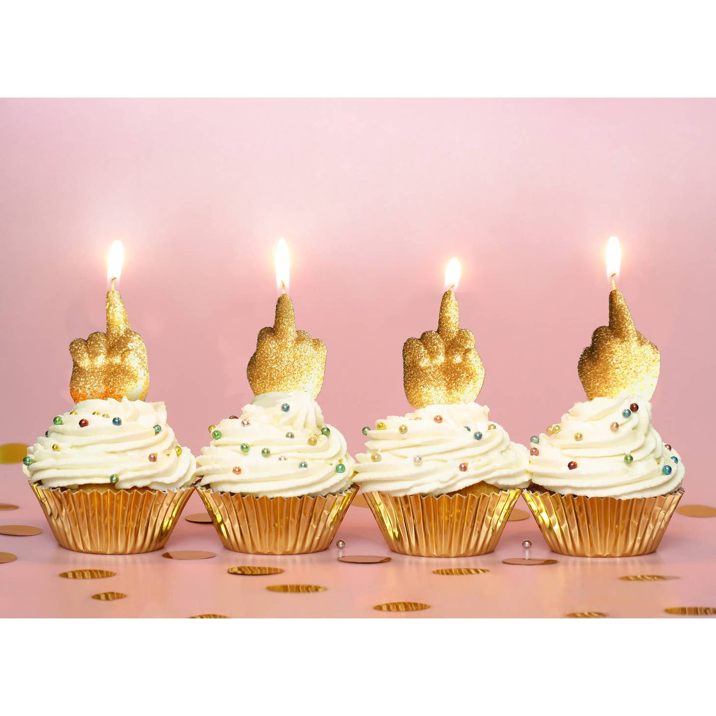 Happy F*cking Birthday FU Finger Candle Set