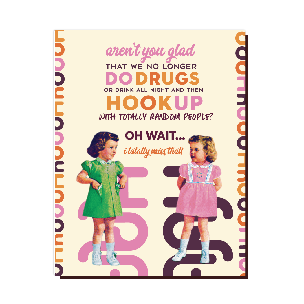 Hook Up Greeting Card - Just Fabulous Palm Springs