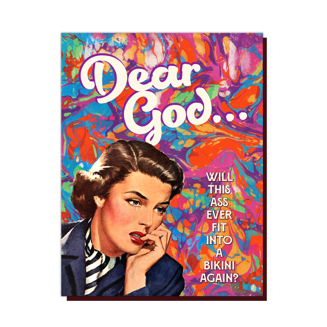 Dear God Greeting Card