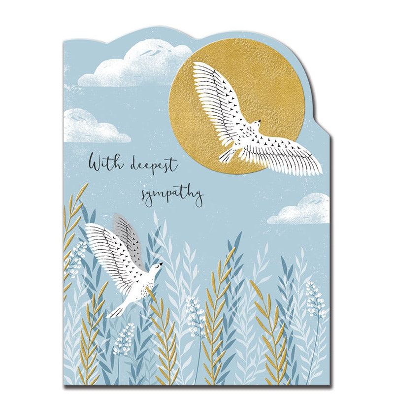 Deepest Sympathy Dove Greeting Card