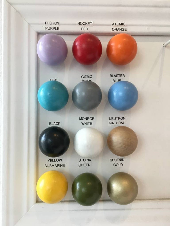 Custom Ball Clock - 16" Diameter - Just Fabulous Palm Springs