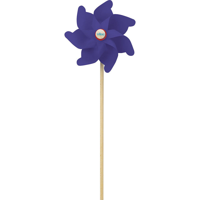 Windmill With Wooden Handle - Purple