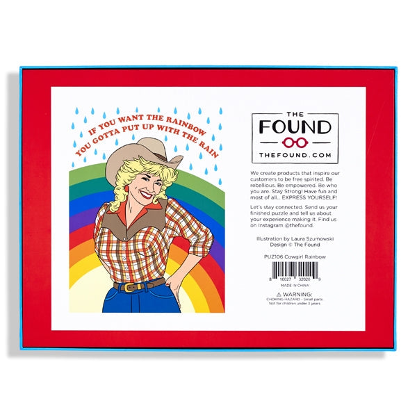 Jigsaw Puzzle: Dolly Parton Rainbow
