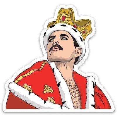 Die Cut Sticker: Freddie Mercury - Just Fabulous Palm Springs