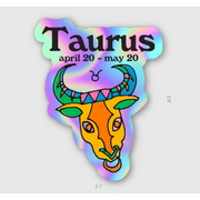 ZODIAC - Taurus Sticker - Just Fabulous Palm Springs