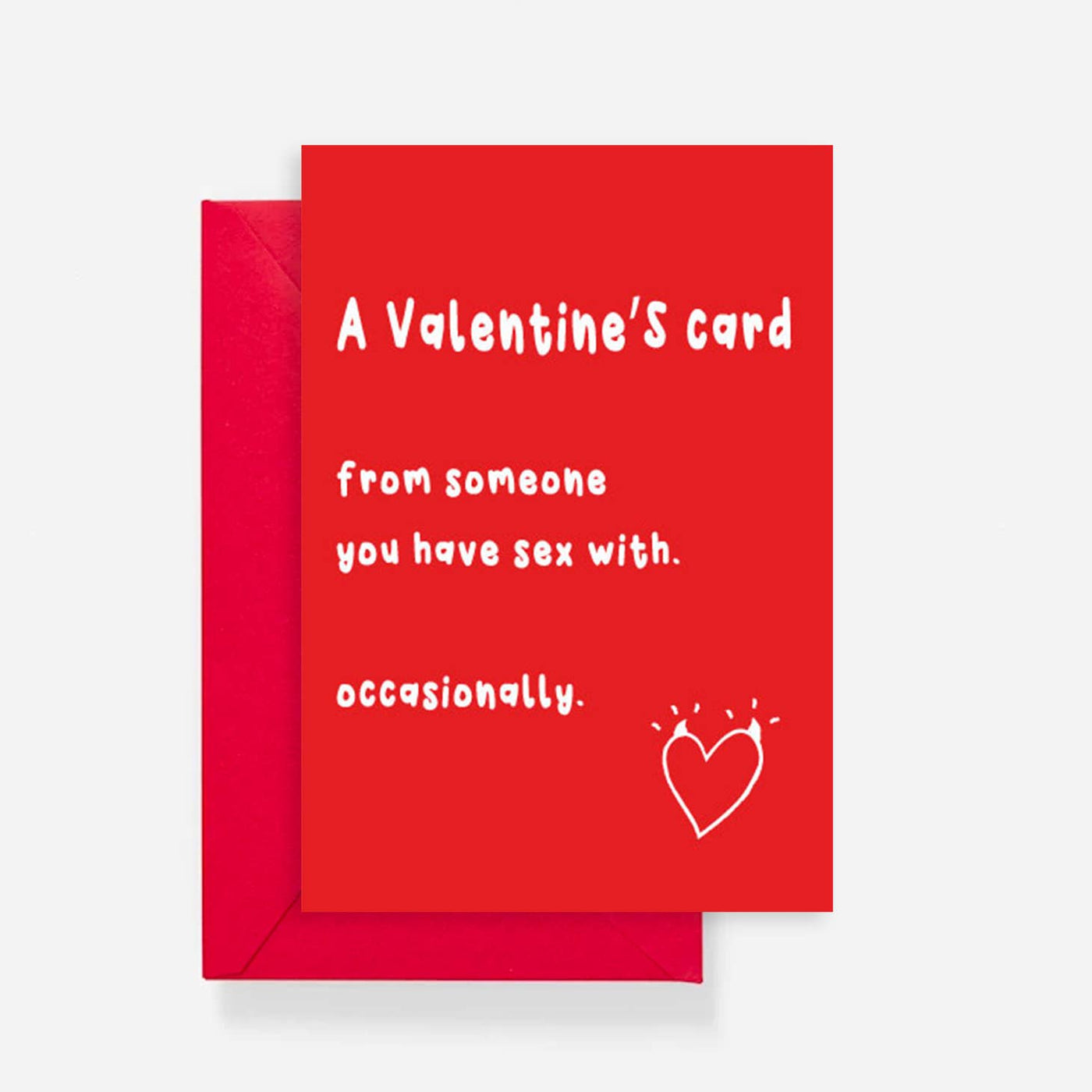 Valentine Sex With Greeting Card