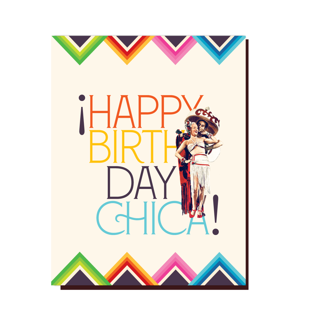 Chica Birthday Card