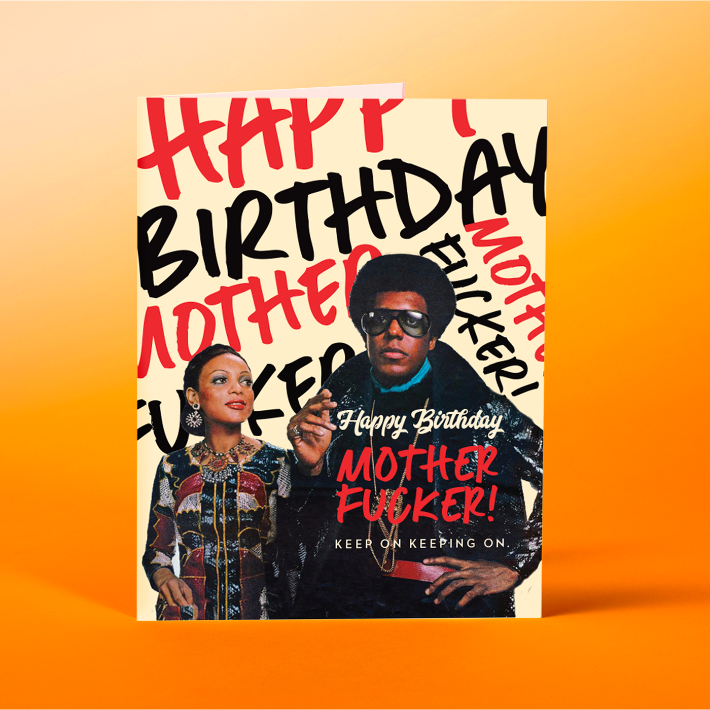 MoFo Keep On Birthday Card