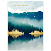 Mist Reflection Sympathy Greeting Card - Just Fabulous Palm Springs