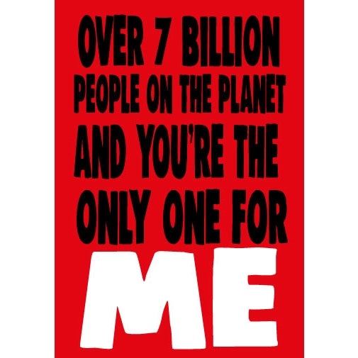 Over 7 Billion People Greeting Card