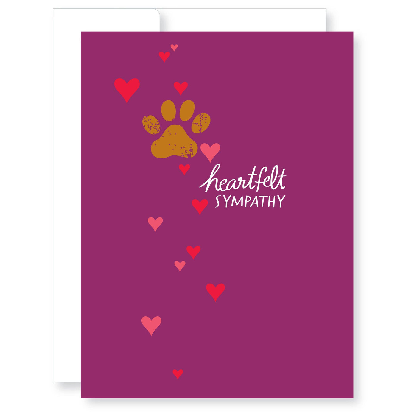 Heartfelt Loss Pet Sympathy Greeting Card