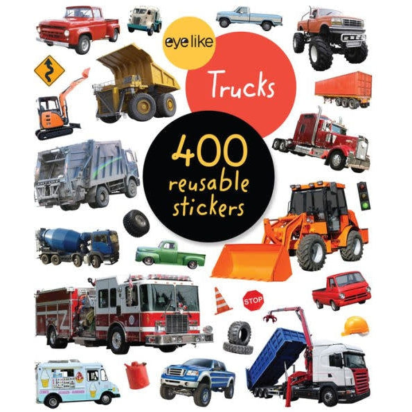 Eyelike Stickers: Trucks activity book