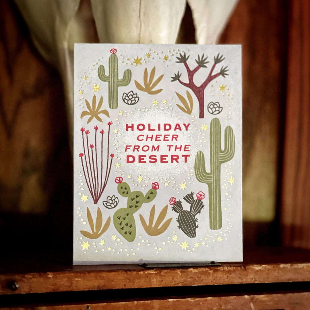 Holiday Cheer From The Desert Holiday Card
