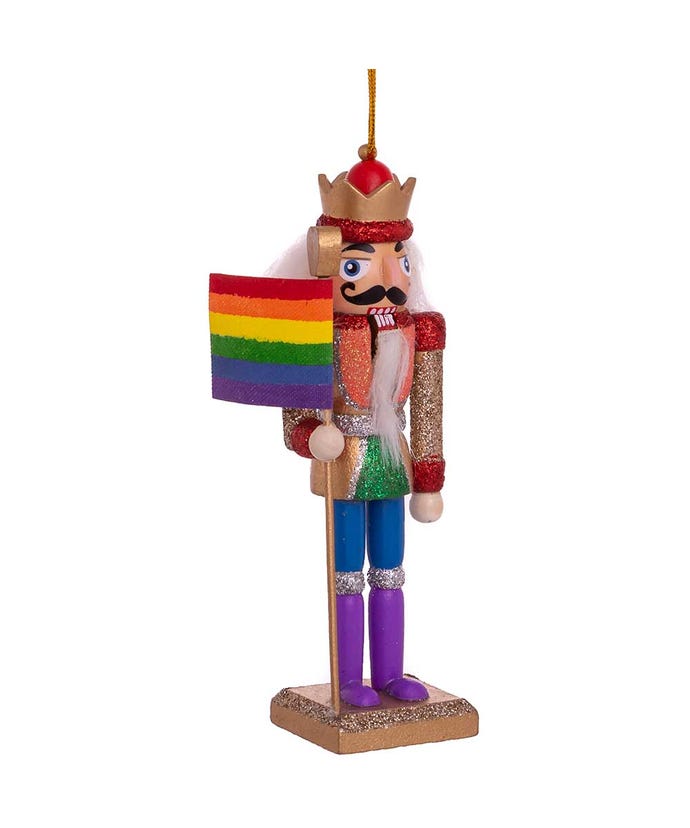 Gay Pride Nutcracker Ornament