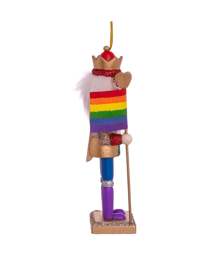 Gay Pride Nutcracker Ornament