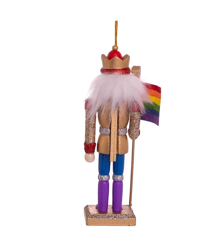 Gay Pride Nutcracker Ornament