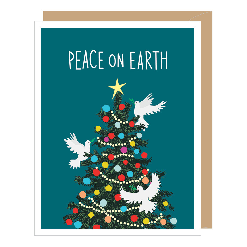 Tree & Doves Holiday Card