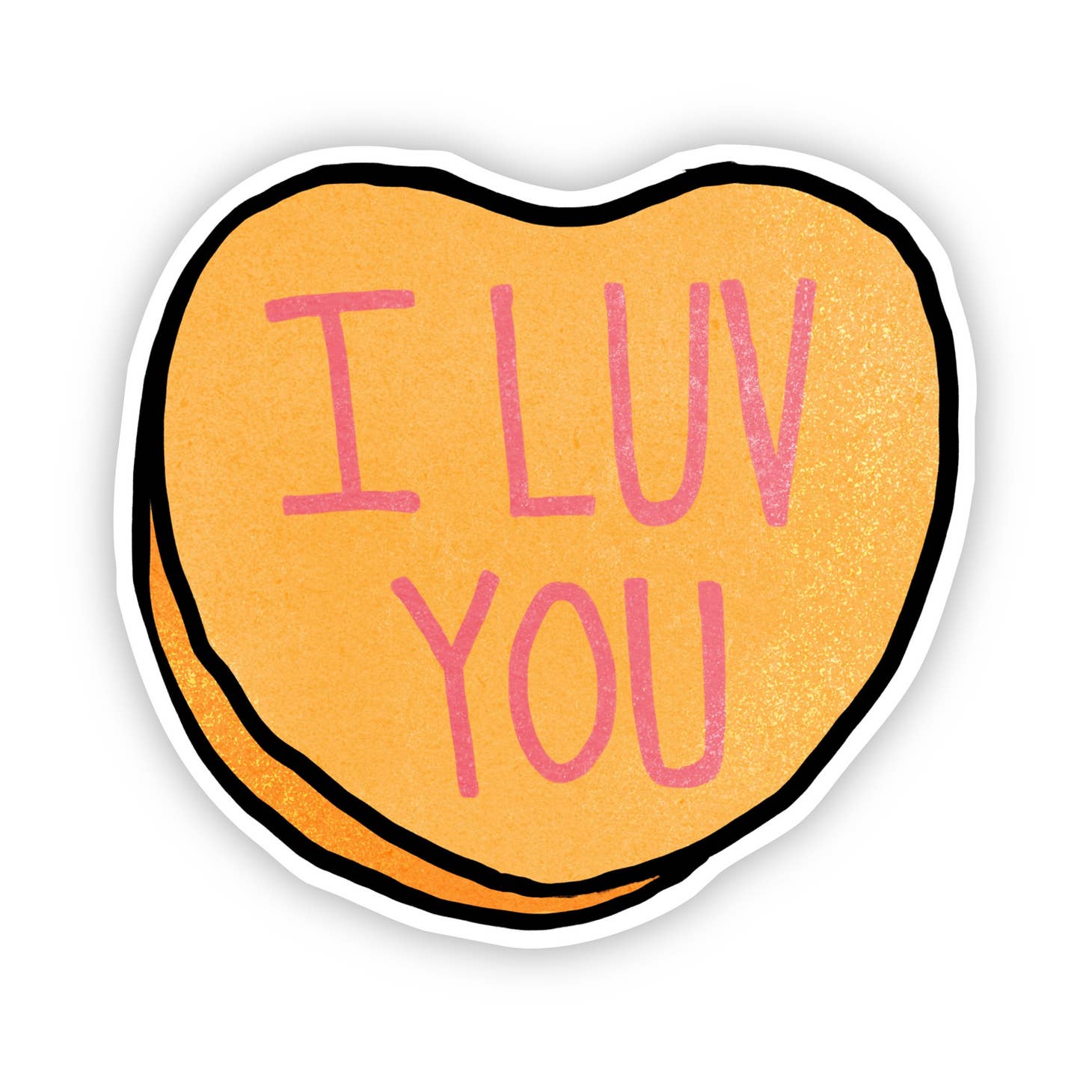 I Luv You Heart Sticker - Just Fabulous Palm Springs