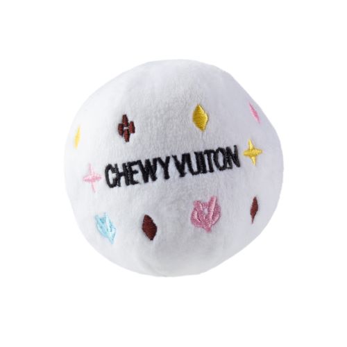 White Chewy Vuiton Ball Small