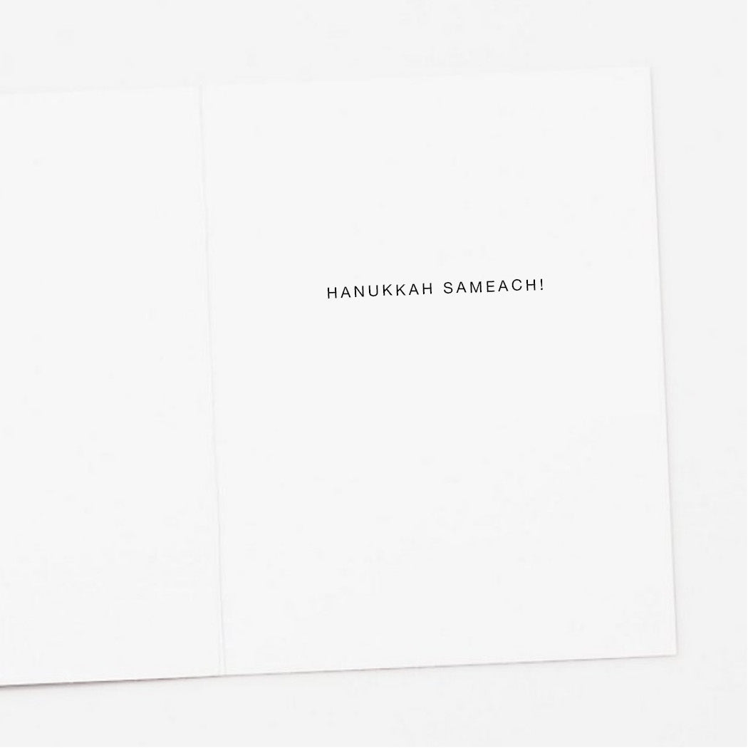 Eight Menorahs Hanukkah Card - Just Fabulous Palm Springs