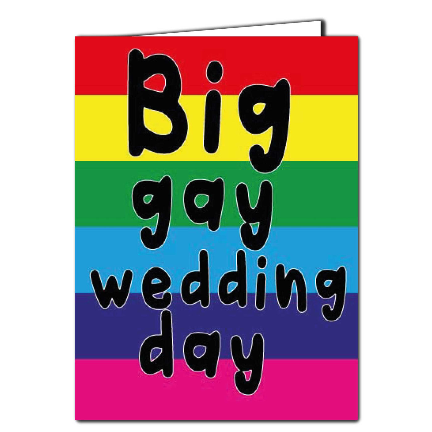 Big Gay Wedding Greeting Card