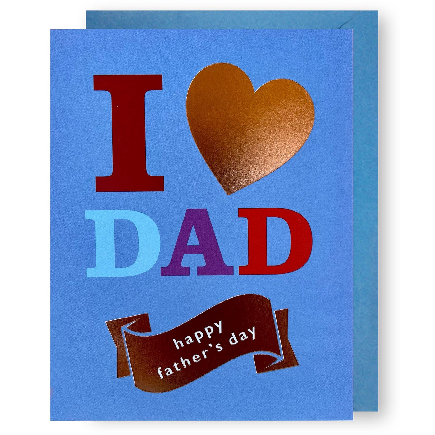 I Heart Dad Father's Day Greeting Card