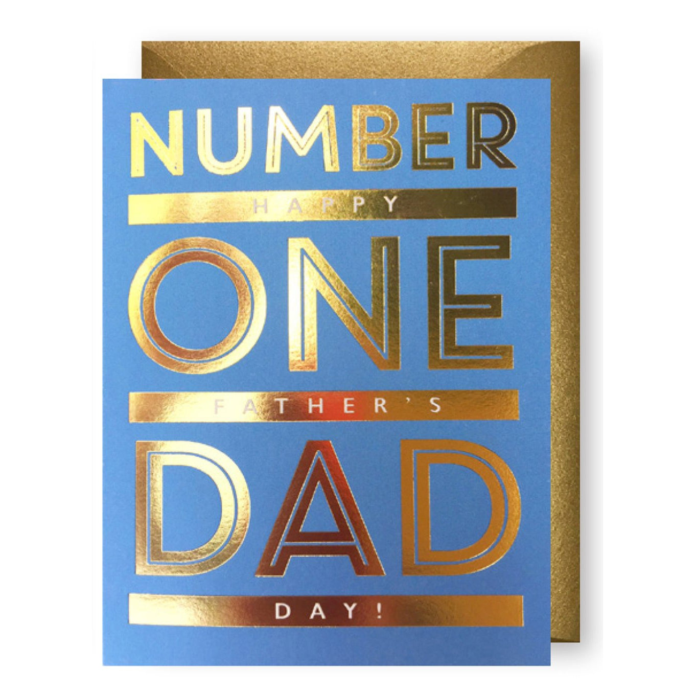 Number One Dad Father's Day Greeting Card