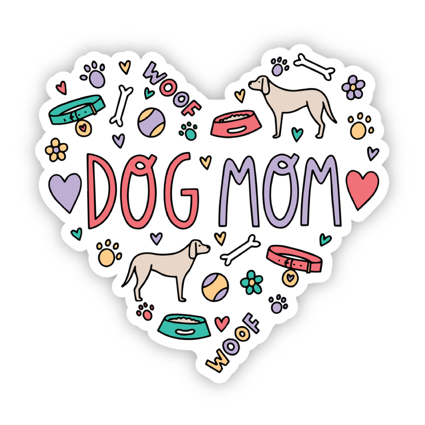 Dog Mom Sticker