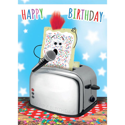 Happy Birthday Toaster greeting card