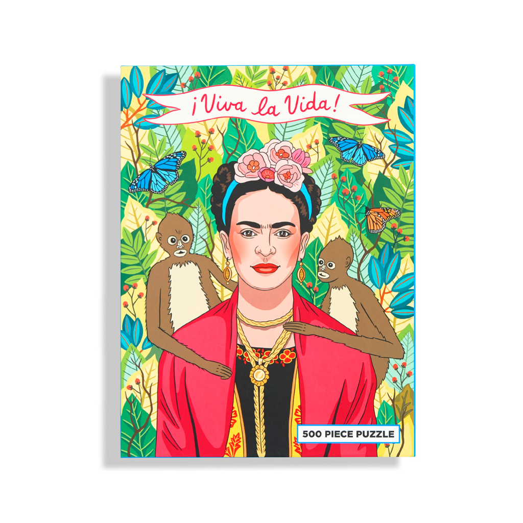 Jigsaw Puzzle: Viva La Vida Frida Kahlo Puzzle - Just Fabulous Palm Springs