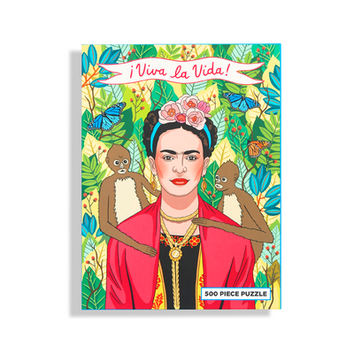 Jigsaw Puzzle: Viva La Vida Frida Kahlo Puzzle