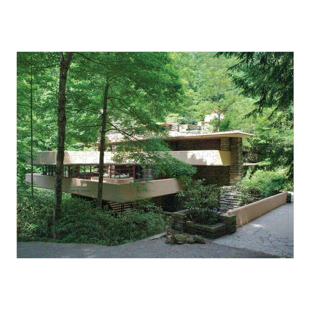 Frank Lloyd Wright Fallingwater Double-Sided 500 Piece Puzzle - Just Fabulous Palm Springs