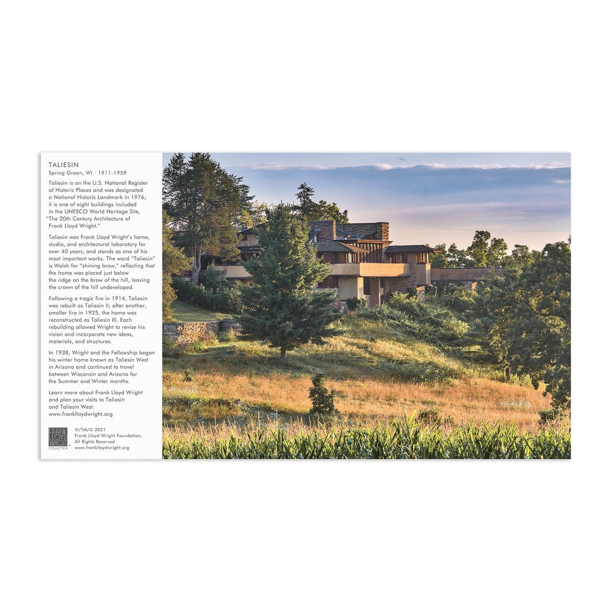 Frank Lloyd Wright: Taliesin and Taliesin West 500 Piece Double-Sided Puzzle - Just Fabulous Palm Springs