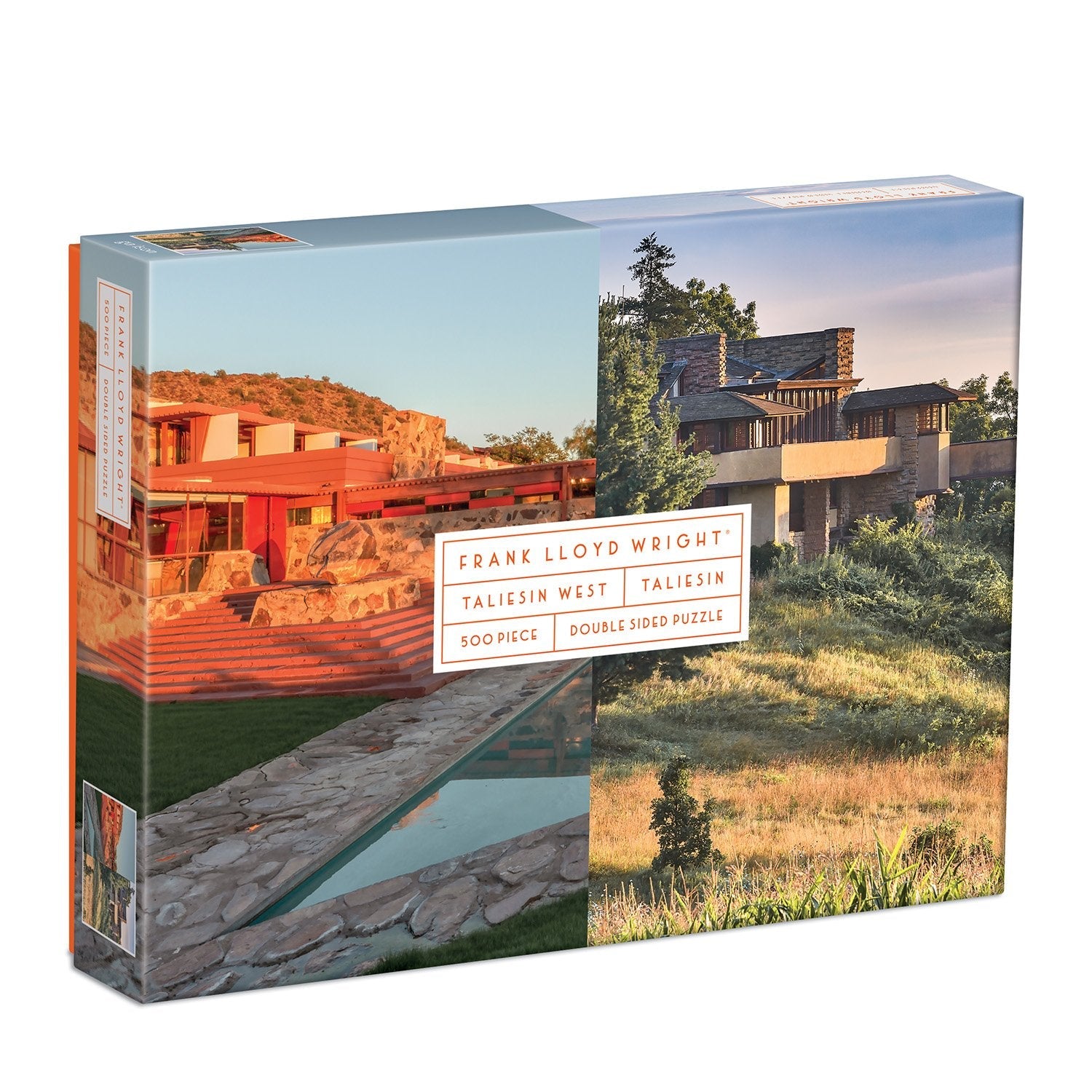 Frank Lloyd Wright: Taliesin and Taliesin West 500 Piece Double-Sided Puzzle - Just Fabulous Palm Springs