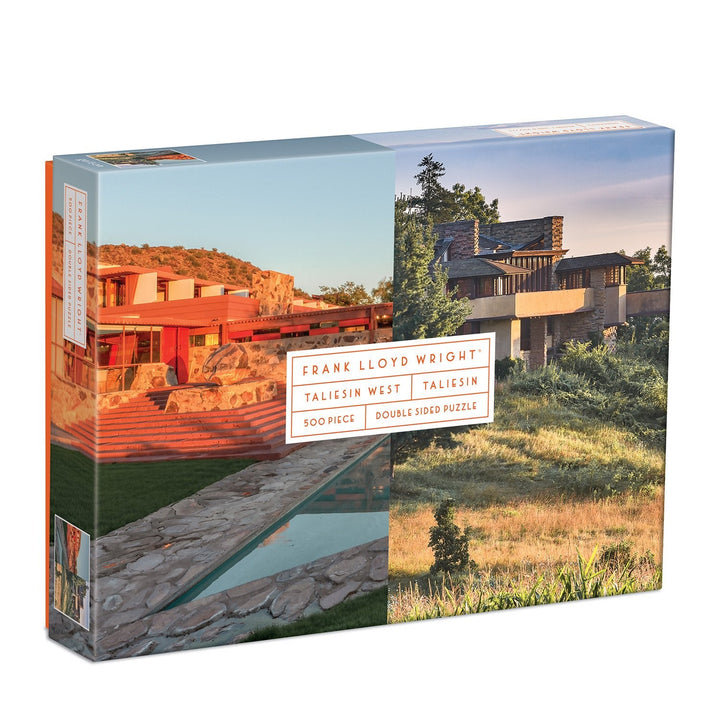 Frank Lloyd Wright: Taliesin and Taliesin West 500 Piece Double-Sided Puzzle